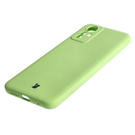 Etui Bizon Case Silicone do Xiaomi Redmi Note 12S, jasnozielone