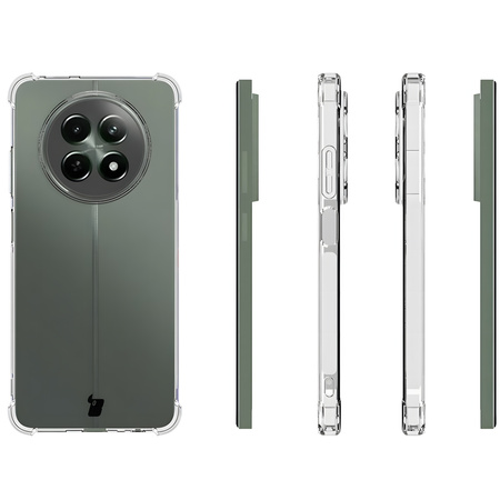 Etui + 2x szkło hartowane Bizon Case Clear Pack do Realme 12 / 12x