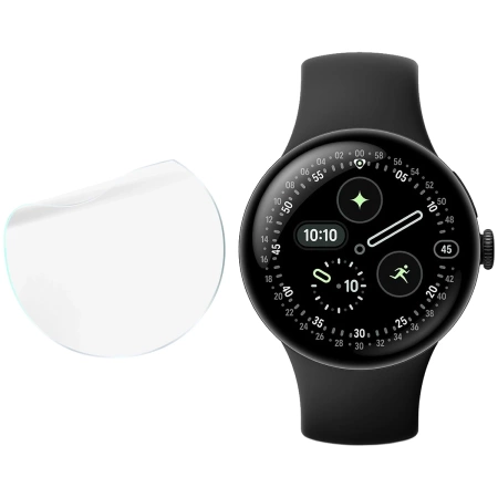 Folia hydrożelowa na ekran Bizon Glass Watch Hydrogel Duo do Google Pixel Watch 4 41 mm, 2 sztuki