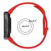 Pasek Bizon Strap Watch Dots do Xiaomi Redmi Watch 3, czerwony