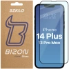 Szkło hartowane Bizon Glass Edge 2 do iPhone 14 Plus / 13 Pro Max, czarne