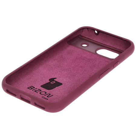 Silikonowe etui Bizon Soft Case do Google Pixel 8a, ciemnofioletowe