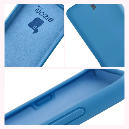 Silikonowe etui Bizon Soft Case do Motorola Edge 60 Pro, niebieskie