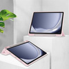 Etui Bizon Case Tab Clear Matt do Galaxy Tab A9 Plus, jasnoróżowe