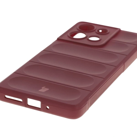 Pancerne etui Bizon Case Tur do Motorola Moto G75 5G, burgundowe