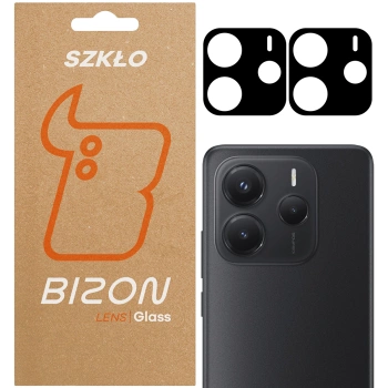 Szkło na aparat Bizon Glass Silk Lens do Xiaomi Redmi Note 14 5G, 2 sztuki