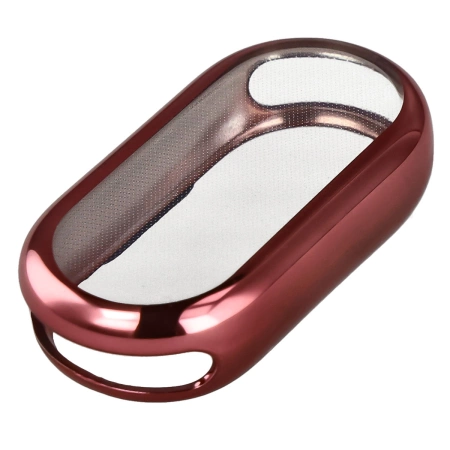 Etui z osłoną ekranu Bizon Case Watch Felipe do Xiaomi Smart Band 10, różowe