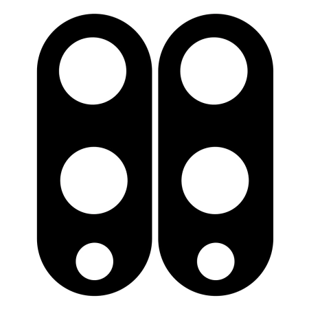 Szkło na aparat Bizon Glass Lens do Galaxy A26 5G, 2 sztuki