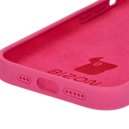 Etui silikonowe do iPhone 14 Pro Bizon Soft Case, fuksja