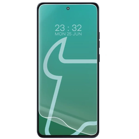 Elastyczne etui + 2x folia na ekran Bizon Case Clear Pack do Motorola Moto G86 Power 5G