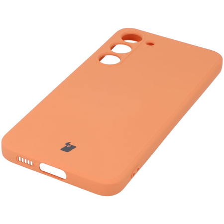 Etui Bizon Case Silicone Sq do Samsung Galaxy S23 Plus, pomarańczowe