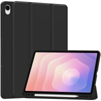 Etui z klapką Bizon Case Tab Lizard do Galaxy Tab S11, czarne