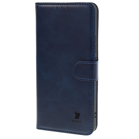 Etui z klapką Bizon Case Pocket do Xiaomi Redmi Note 14 5G / Poco M7 Pro 5G, granatowe