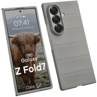 Pancerne etui Bizon Case Tur do Galaxy Z Fold7, jasnoszare