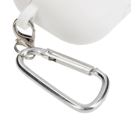 Etui Bizon Case Headphone Silicone do AirPods Pro 2, białe