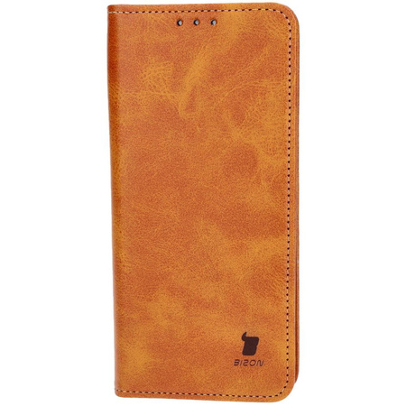 Etui z klapką Bizon Case Pocket Pro do Xiaomi Poco X6 Pro, brązowe