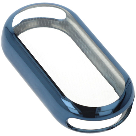 Etui Bizon Case Watch Felipe do Xiaomi Mi Smart Band 8, niebieskie