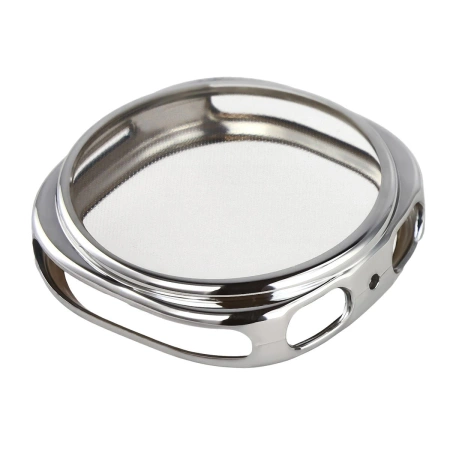 Etui z osłoną ekranu Bizon Case Watch Felipe do Galaxy Watch 8 40 mm, srebrne