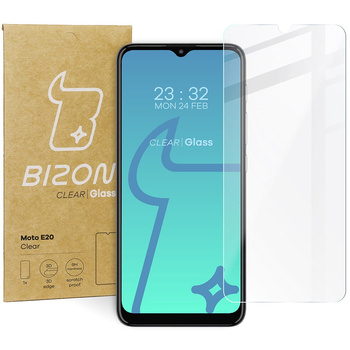 Szkło hartowane Bizon Glass Clear do Motorola Moto E20