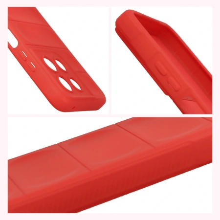 Pancerne etui Bizon Case Tur do Motorola Moto G57 Power / G67 Power, czerwone