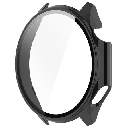 Etui ze szkłem do zegarka Bizon Case Watch Adamo do OnePlus Watch 3 / Oppo Watch X2, czarne