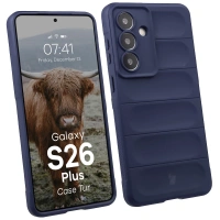 Pancerne etui Bizon Case Tur do Galaxy S26 Plus, granatowe