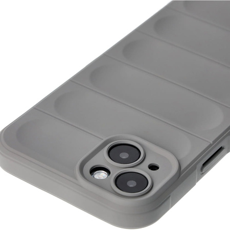 Pancerne etui Bizon Case Tur do iPhone 15 Plus, jasnoszare