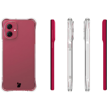 Elastyczne etui Bizon Case Salpa do Motorola Moto G55 5G, przezroczyste