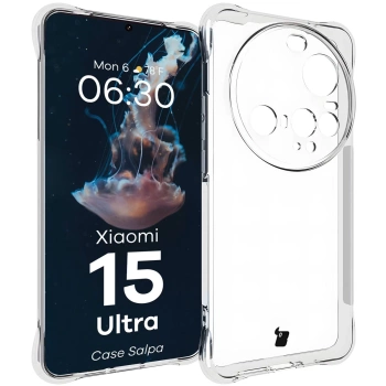 Elastyczne etui Bizon Case Salpa do Xiaomi 15 Ultra, przezroczyste