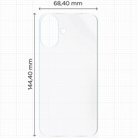 Folia hydrożelowa na tył Bizon Glass Hydrogel Back do iPhone 16, 1 sztuka