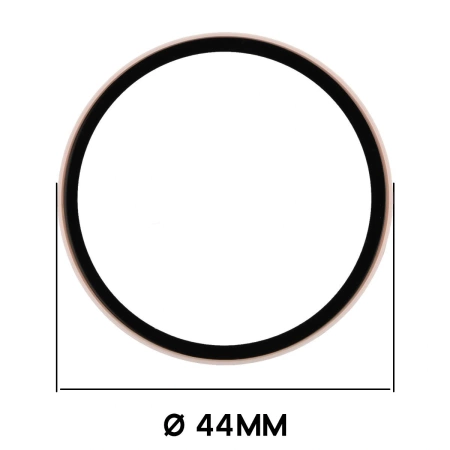 Etui ze szkłem do zegarka Bizon Case+Glass Watch do Xiaomi Watch S4 41 mm, różowe