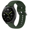 Pasek Bizon Strap Watch Silicone Pro do Xiaomi Watch 2, ciemnozielony