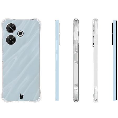 Elastyczne etui Bizon Case Salpa do Xiaomi Redmi 13 4G, przezroczyste