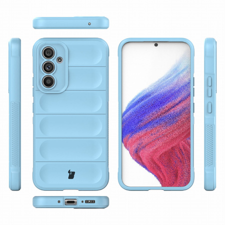 Pancerne etui Bizon Case Tur do Galaxy A54 5G, jasnoniebieskie