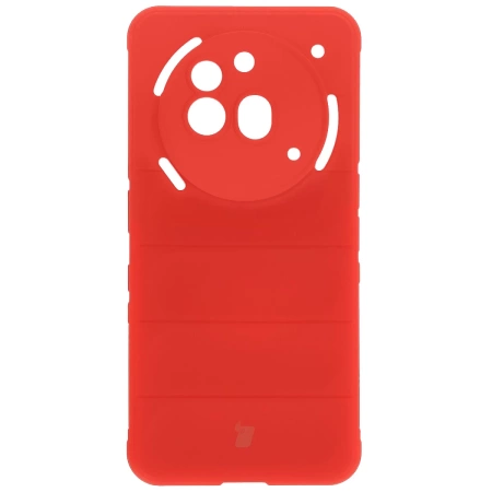 Pancerne etui Bizon Case Tur do Nothing Phone (3a) Pro, czerwone