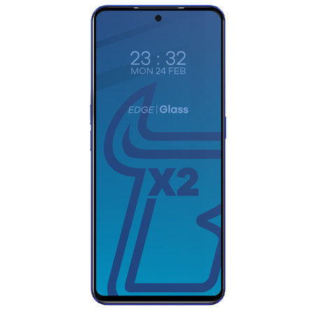 Szkło hartowane Bizon Glass Edge - 2 sztuki + ochrona na obiektyw, Realme GT Neo 3