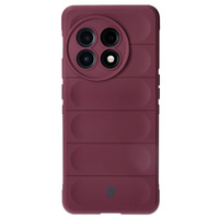 Pancerne etui Bizon Case Tur do OnePlus 11, burgundowe
