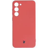 Etui Bizon Case Silicone Sq do Samsung Galaxy S23 Plus, brudny róż