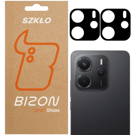 Szkło na aparat Bizon Glass Silk Lens do Xiaomi Redmi Note 14 4G, 2 sztuki
