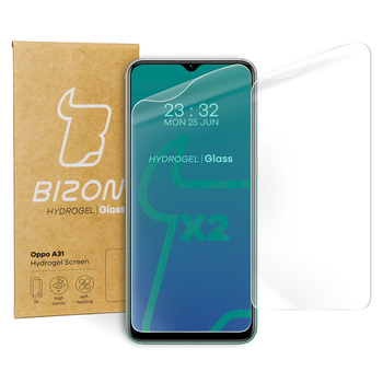 Folia hydrożelowa na ekran Bizon Glass Hydrogel, Oppo A31, 2 sztuki