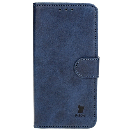 Etui z klapką Bizon Case Pocket do iPhone 15, granatowe