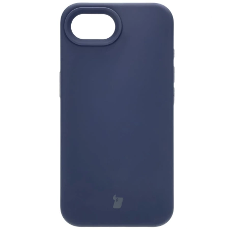 Silikonowe etui Bizon Soft Case do iPhone 16e, ciemnoniebieskie