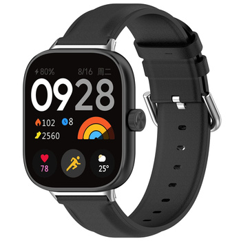Pasek Bizon Strap Watch Casual do Xiaomi Redmi Watch 5/4 / Smart Band 9/8 Pro, czarny
