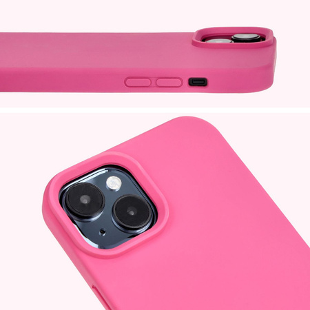 Etui silikonowe Bizon Soft Case do iPhone 15 Plus, fuksja