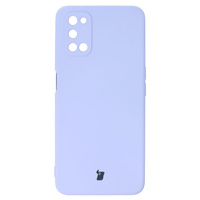 Etui Bizon Case Silicone Sq do Oppo A52 / A72 / A92, jasnofioletowe