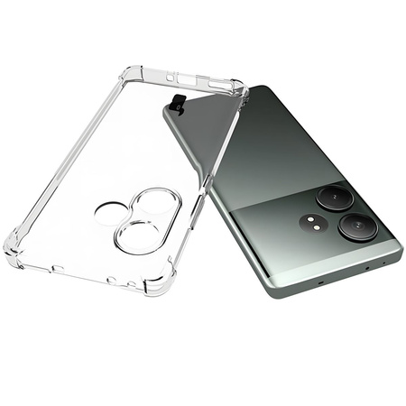 Elastyczne etui Bizon Case Salpa do Realme GT 6 / GT 6T / GT Neo 6 / GT Neo 6 SE, przezroczyste