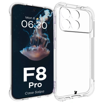 Elastyczne etui Bizon Case Salpa do Xiaomi POCO F8 Pro, przezroczyste