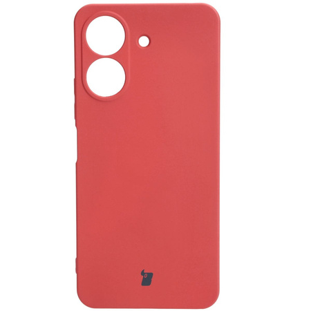 Etui Bizon Case Silicone do Redmi 13C / Poco C65, brudny róż