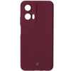 Silikonowe etui Bizon Soft Case do Motorola Moto G35 5G, ciemnofioletowe