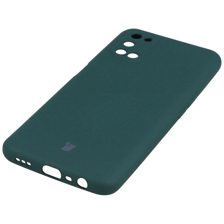 Etui Bizon Case Silicone do Oppo A52 / A72 / A92, ciemnozielone